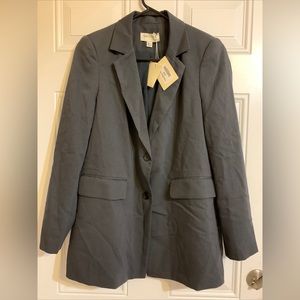 Anthropologie See U Soon Jacket Gray Women’s US Small/ EUR 1 Cotton Blend Tencel